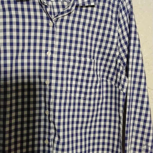 Untuckit bottom dawn shirt long sleeve blue and white size available 4 and 6 - Picture 6 of 7
